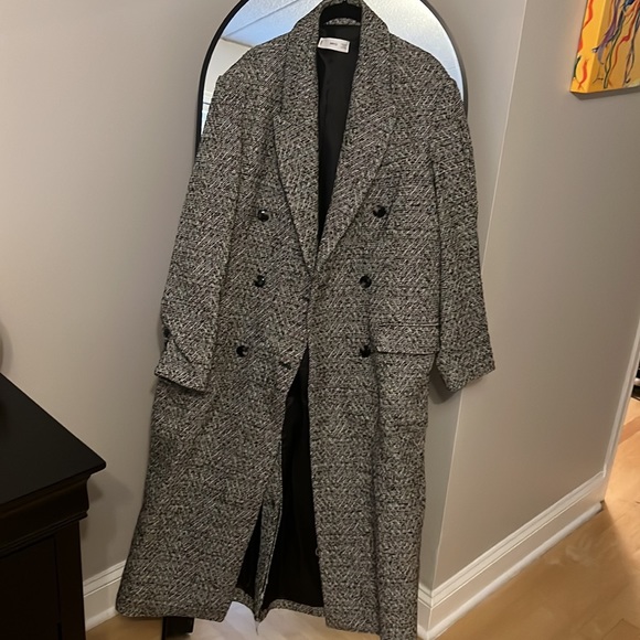 Mango Wool Oversized Coat (Small) - Picture 4 of 8